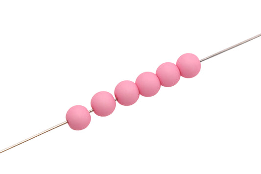 8mm Matte Pink Beads #592