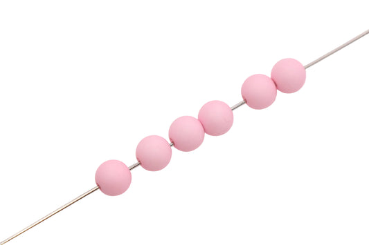 8mm Matte Light Pink Beads #596