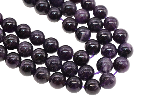 Amethyst Gemstone Beads Round Natural Stone Beads #174