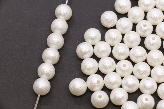 10mm Wrinkle Pearlized Acrylic Beads #3979