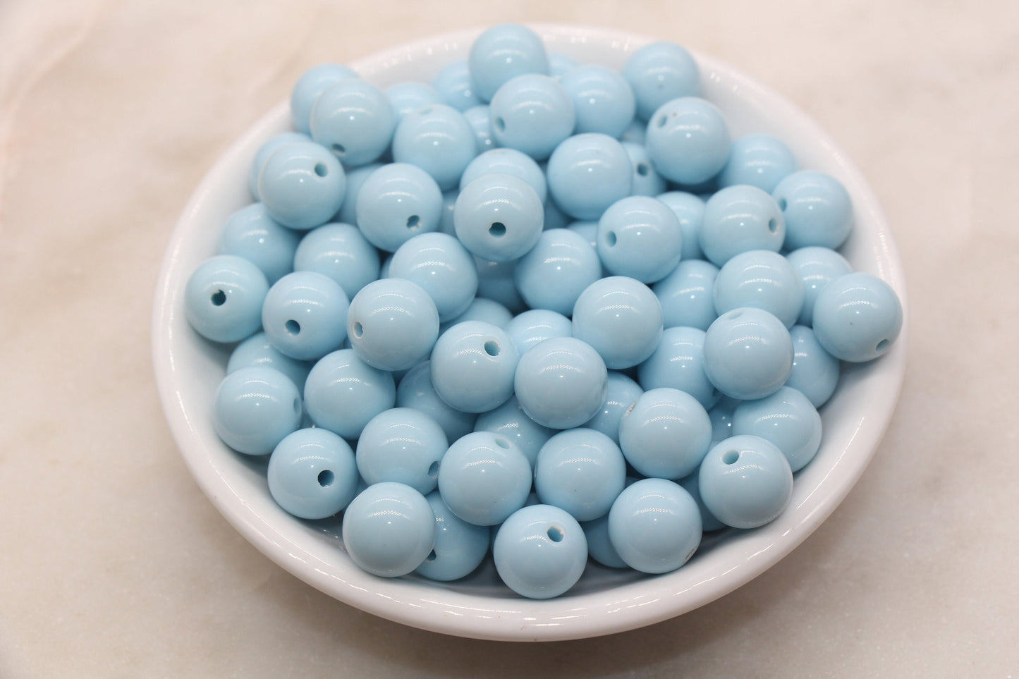 12mm Blue Gumball Beads, Round Acrylic Loose Beads, Bubblegum Beads, Chunky Beads, Gumball Beads, Smooth Plastic Round Beads #996
