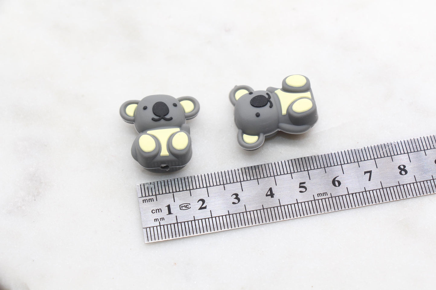 3D Koala Silicone Beads, Animal Focal Beads, Chunky Beads, Silicone Loose Beads #613
