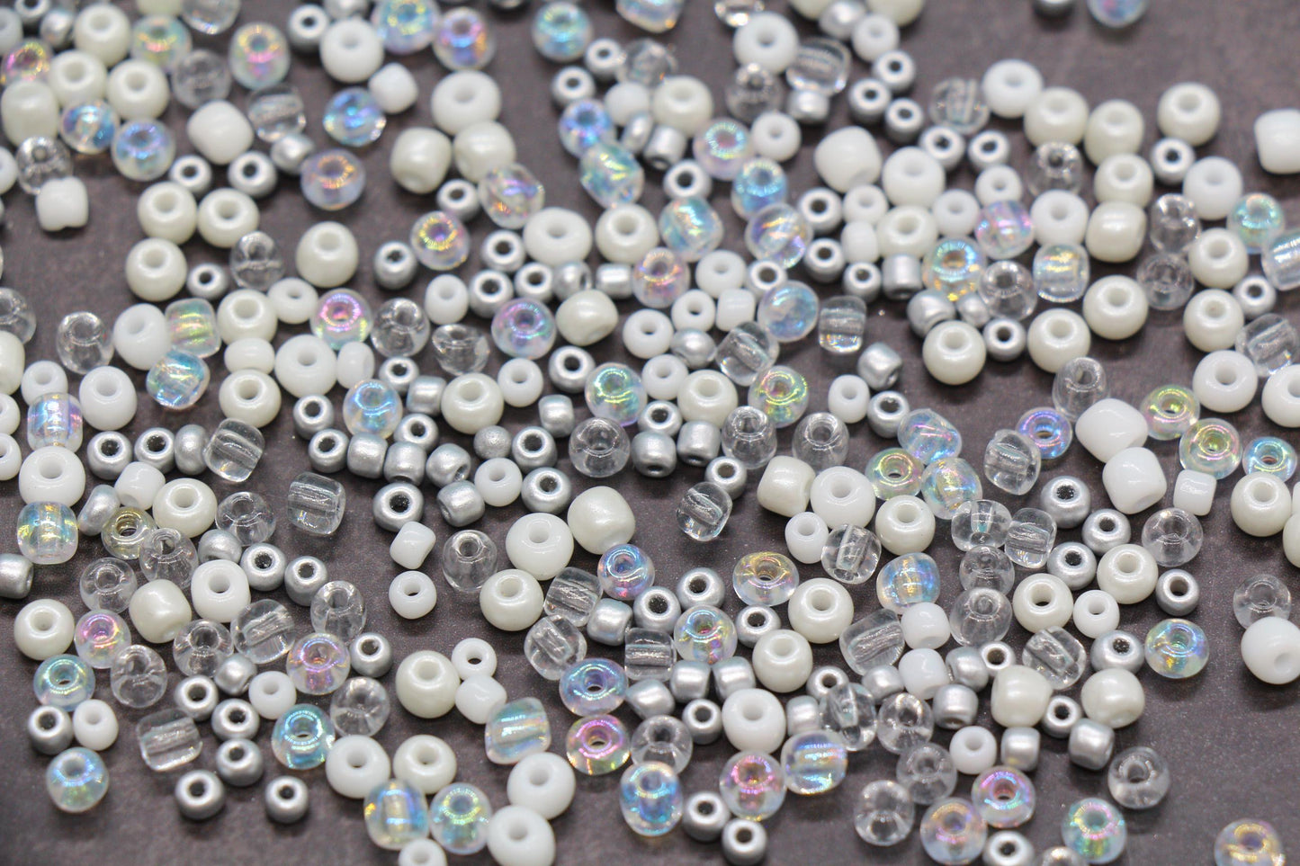 Mix Glass Seed Beads, Size 4mm 6/0 Glass Seed Beads, Multicolor Seed Beads, Rocailles Beads, Bracelet Beads #3657