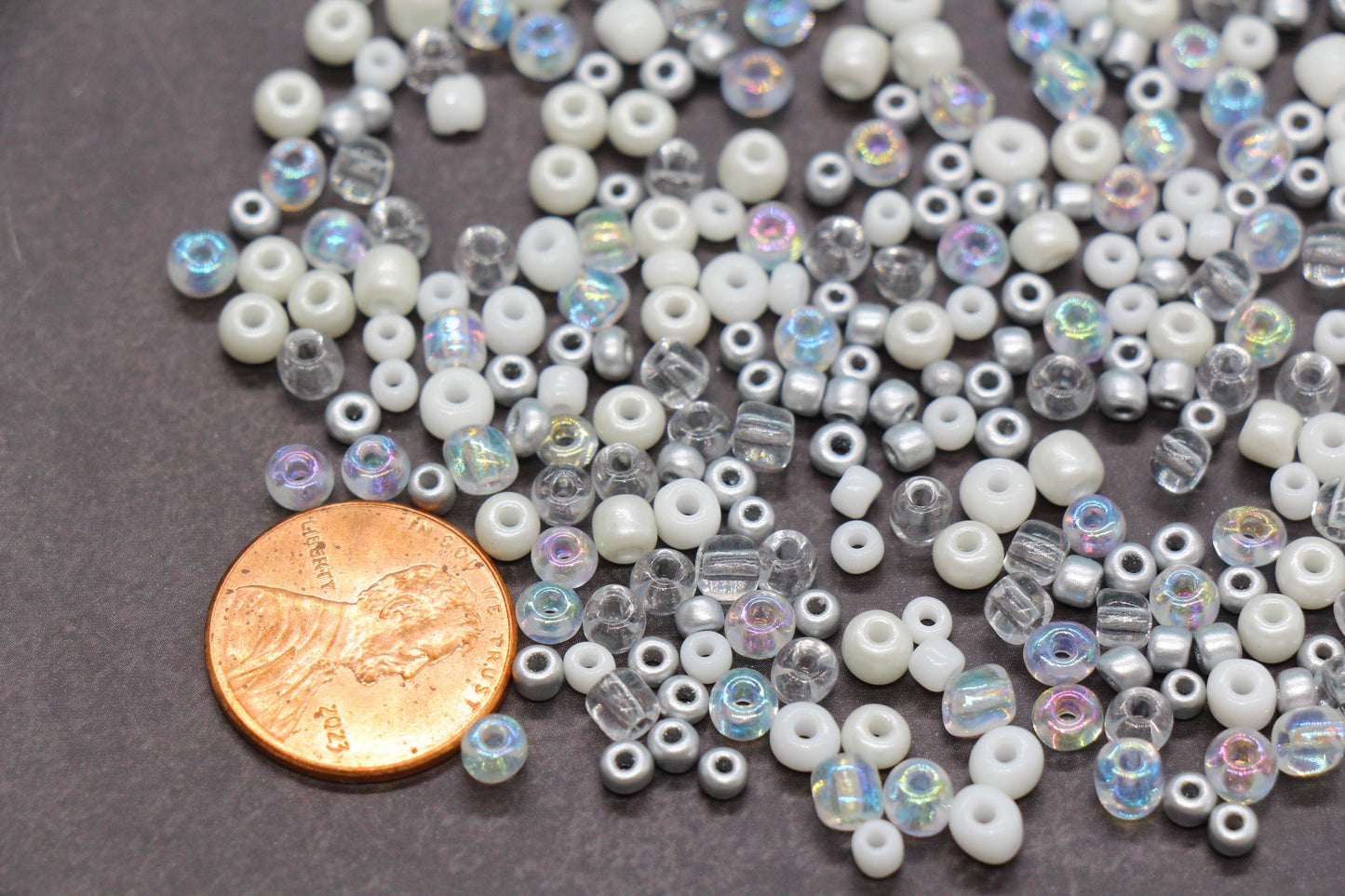 Mix Glass Seed Beads, Size 4mm 6/0 Glass Seed Beads, Multicolor Seed Beads, Rocailles Beads, Bracelet Beads #3657