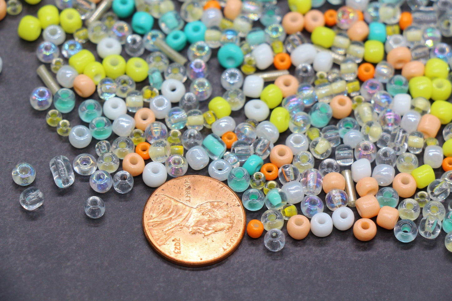 Mix Glass Seed Beads, Size 4mm 6/0 Glass Seed Beads, Multicolor Seed Beads, Rocailles Beads, Bracelet Beads #3658