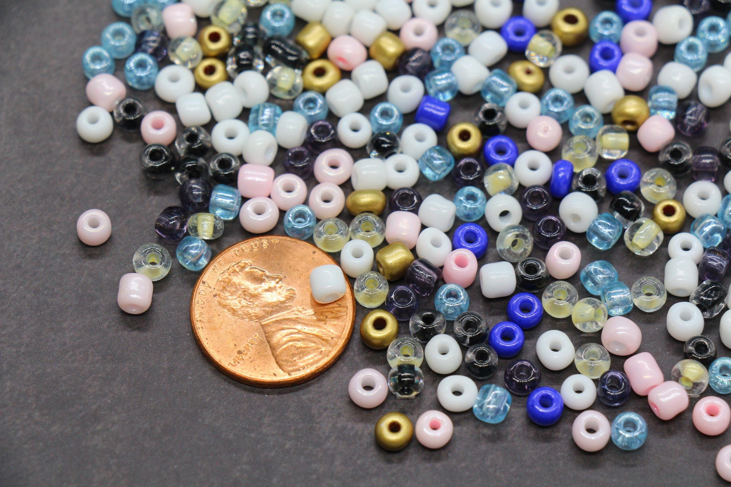 Mix Glass Seed Beads, Size 4mm 6/0 Glass Seed Beads, Multicolor Seed Beads, Rocailles Beads, Bracelet Beads #3660