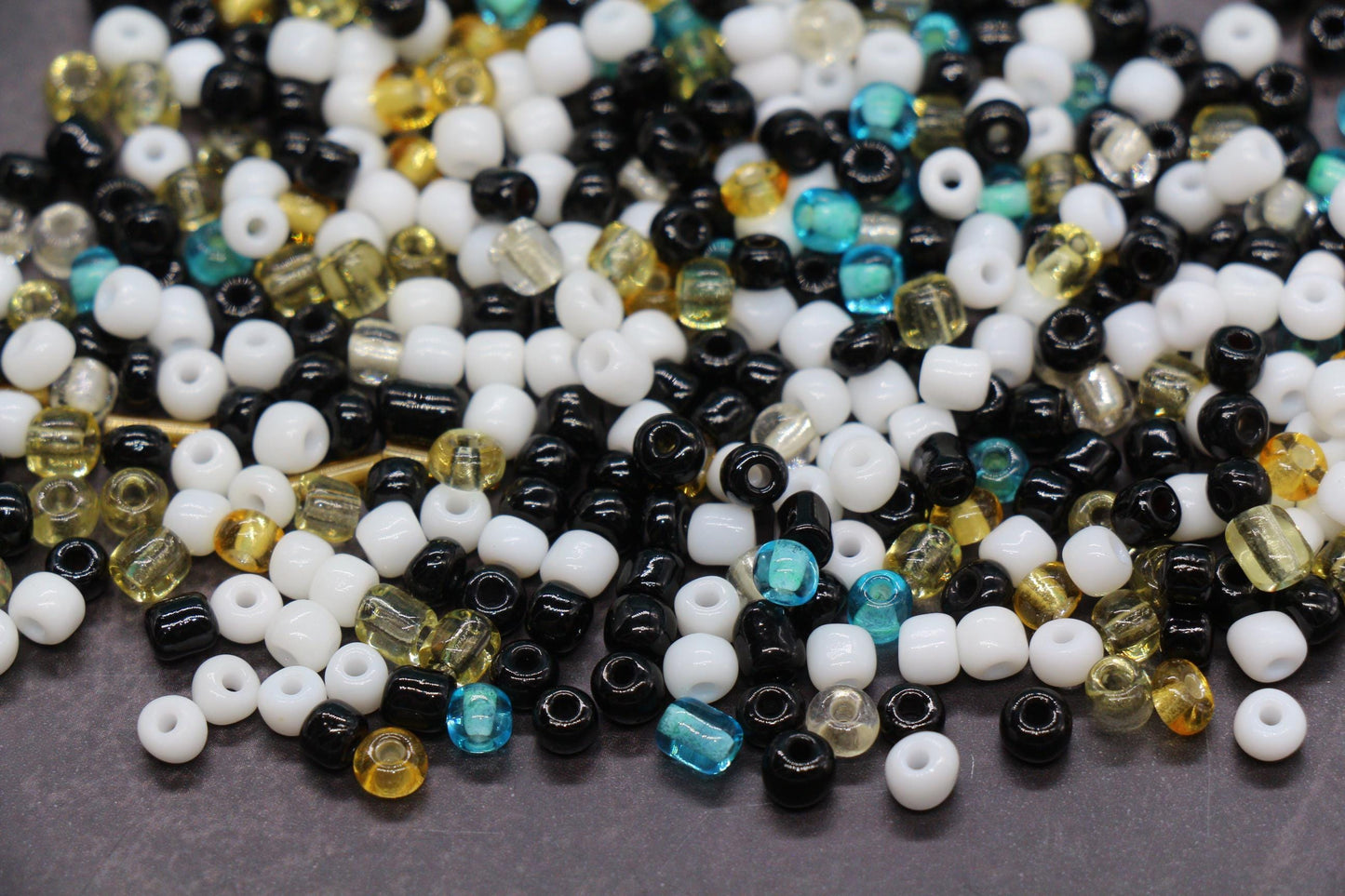 Mix Glass Seed Beads, Size 4mm 6/0 Glass Seed Beads, Mix Seed Beads, Rocailles Beads, Bracelet Beads #3667