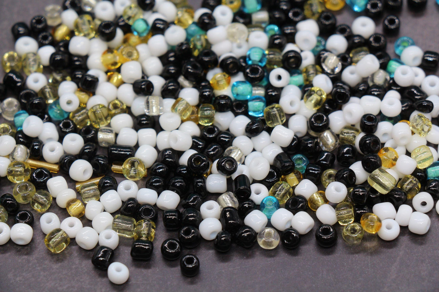 Mix Glass Seed Beads, Size 4mm 6/0 Glass Seed Beads, Mix Seed Beads, Rocailles Beads, Bracelet Beads #3667