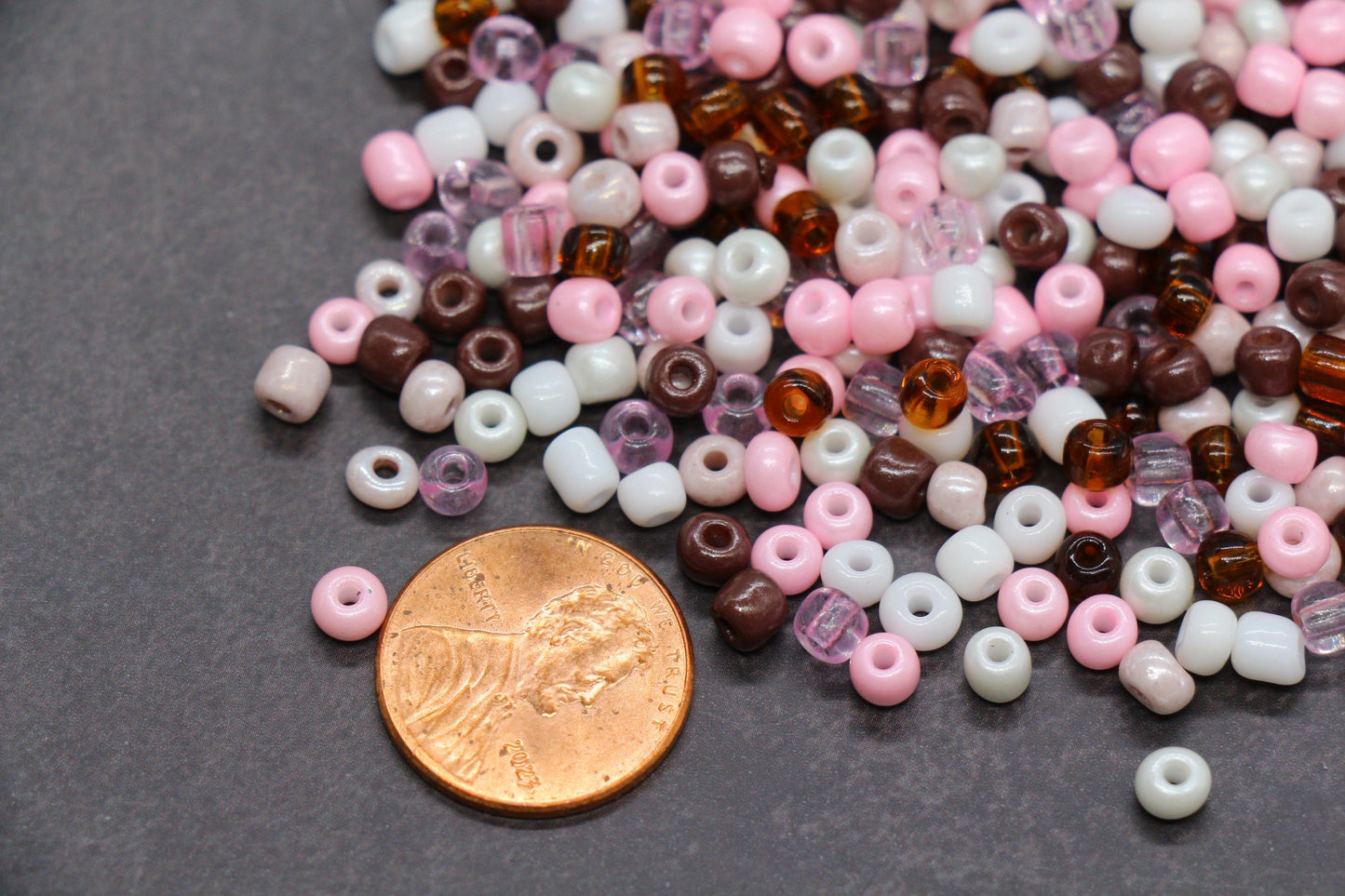 Mix Glass Seed Beads, Size 4mm 6/0 Glass Seed Beads, Mix Seed Beads, Rocailles Beads, Bracelet Beads #3668