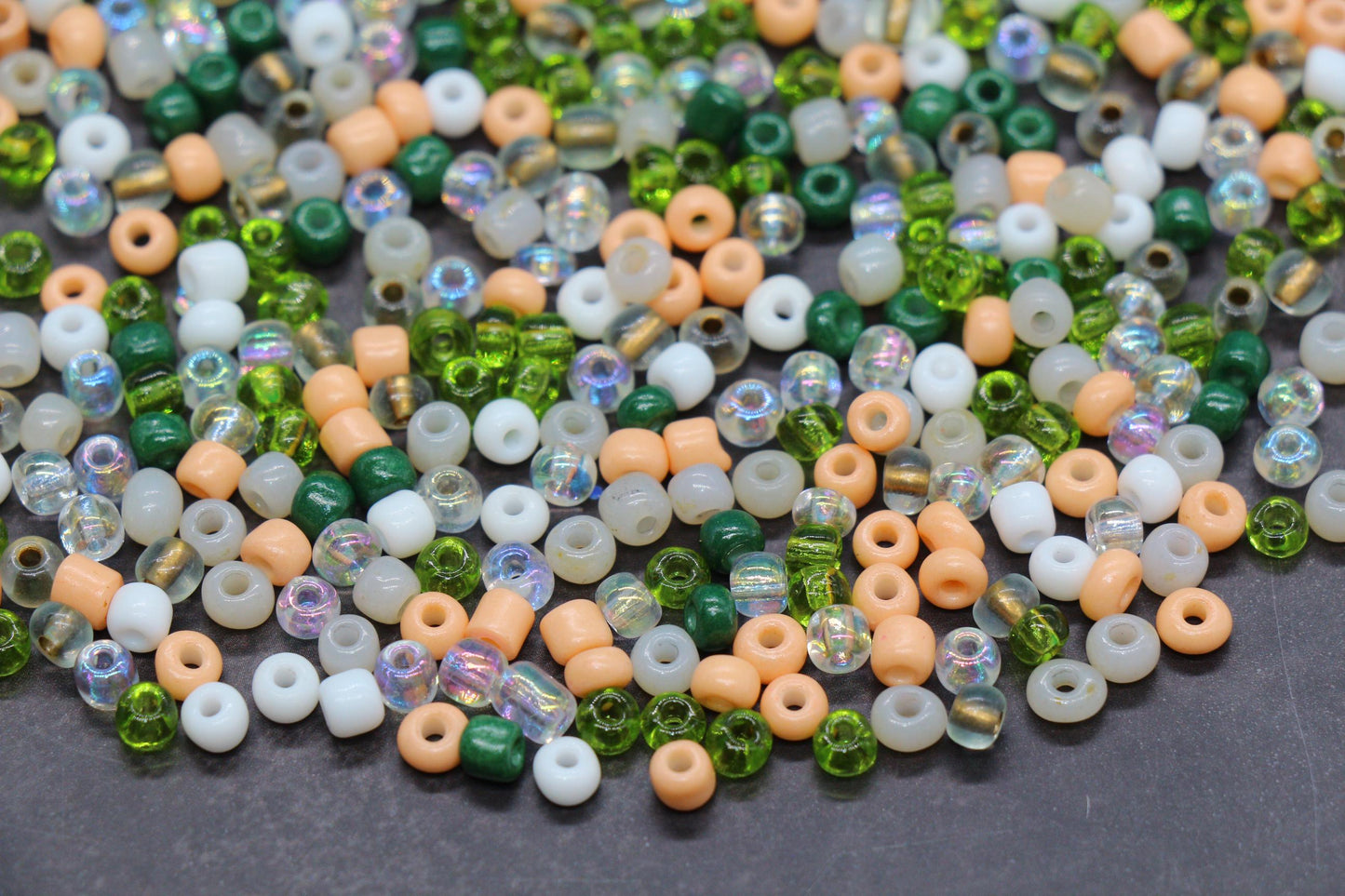 Mix Glass Seed Beads, Size 4mm 6/0 Glass Seed Beads, Mix Seed Beads, Rocailles Beads, Bracelet Beads #3671