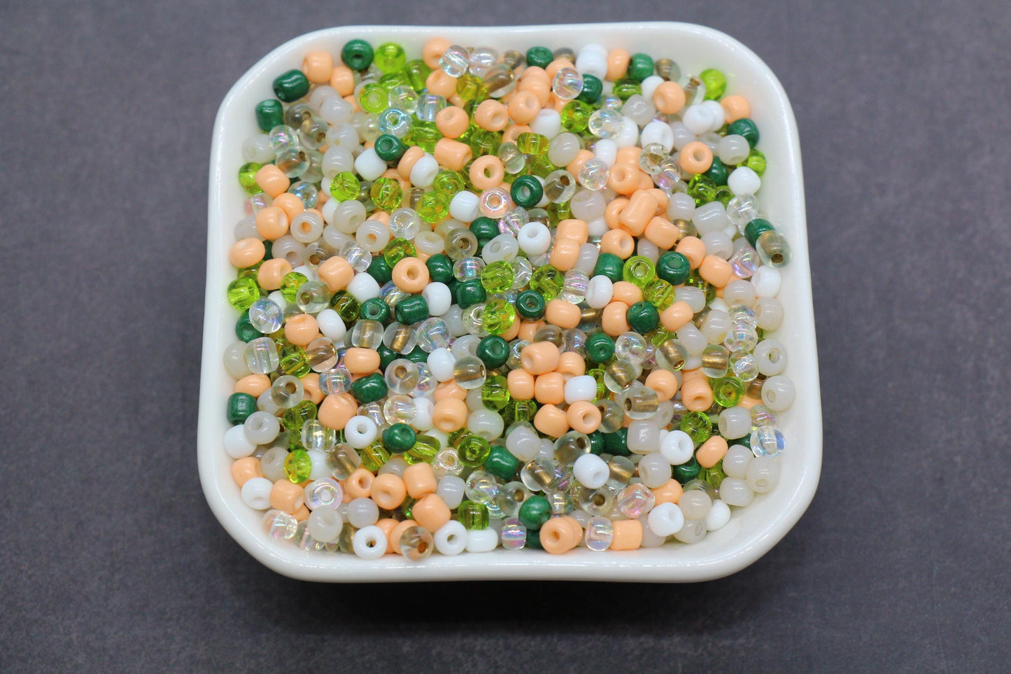 Mix Glass Seed Beads, Size 4mm 6/0 Glass Seed Beads, Mix Seed Beads, Rocailles Beads, Bracelet Beads #3671
