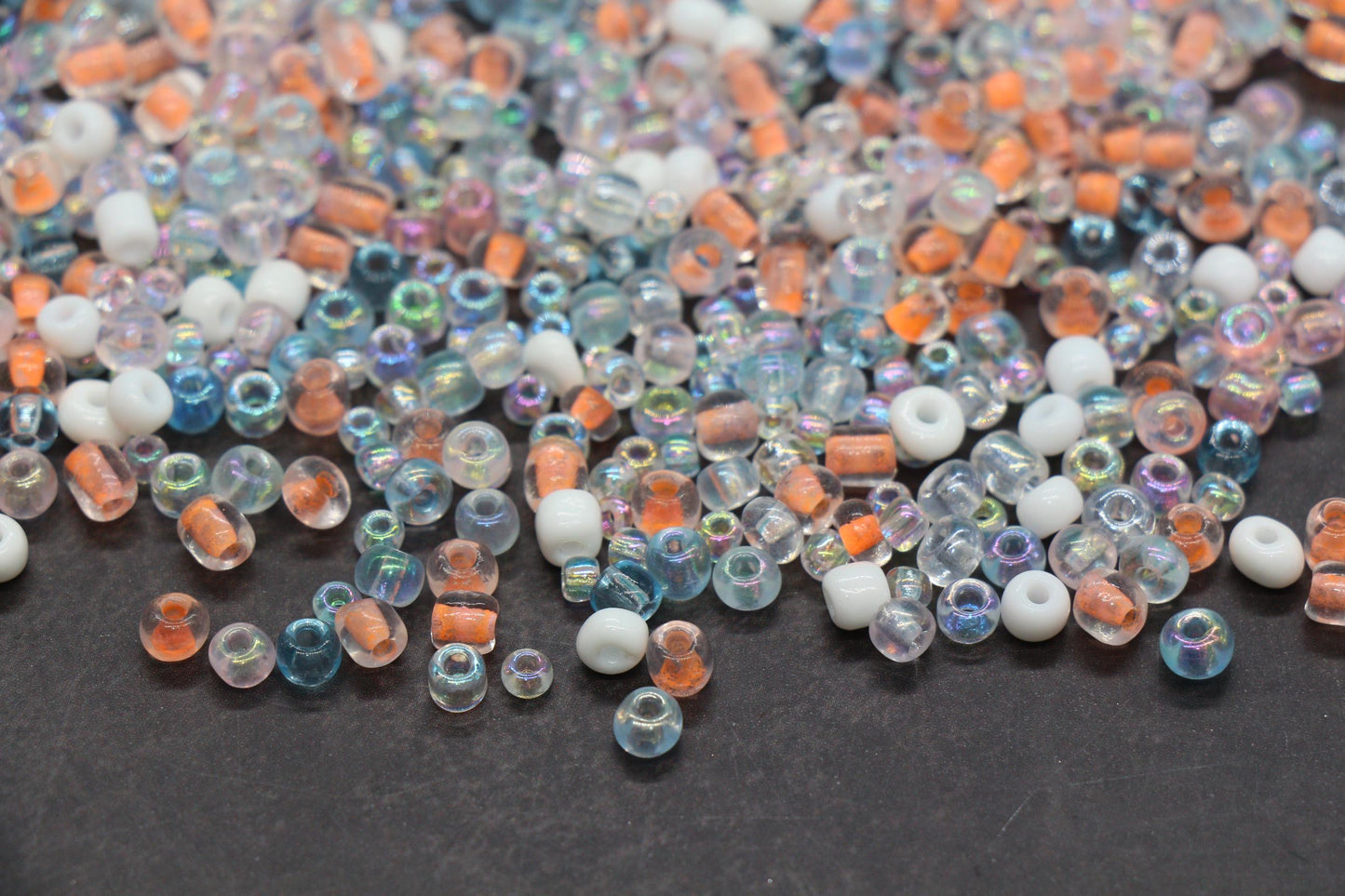 Mix Glass Seed Beads, Size 4mm 6/0 Glass Seed Beads, Mix Seed Beads, Rocailles Beads, Bracelet Beads #3672