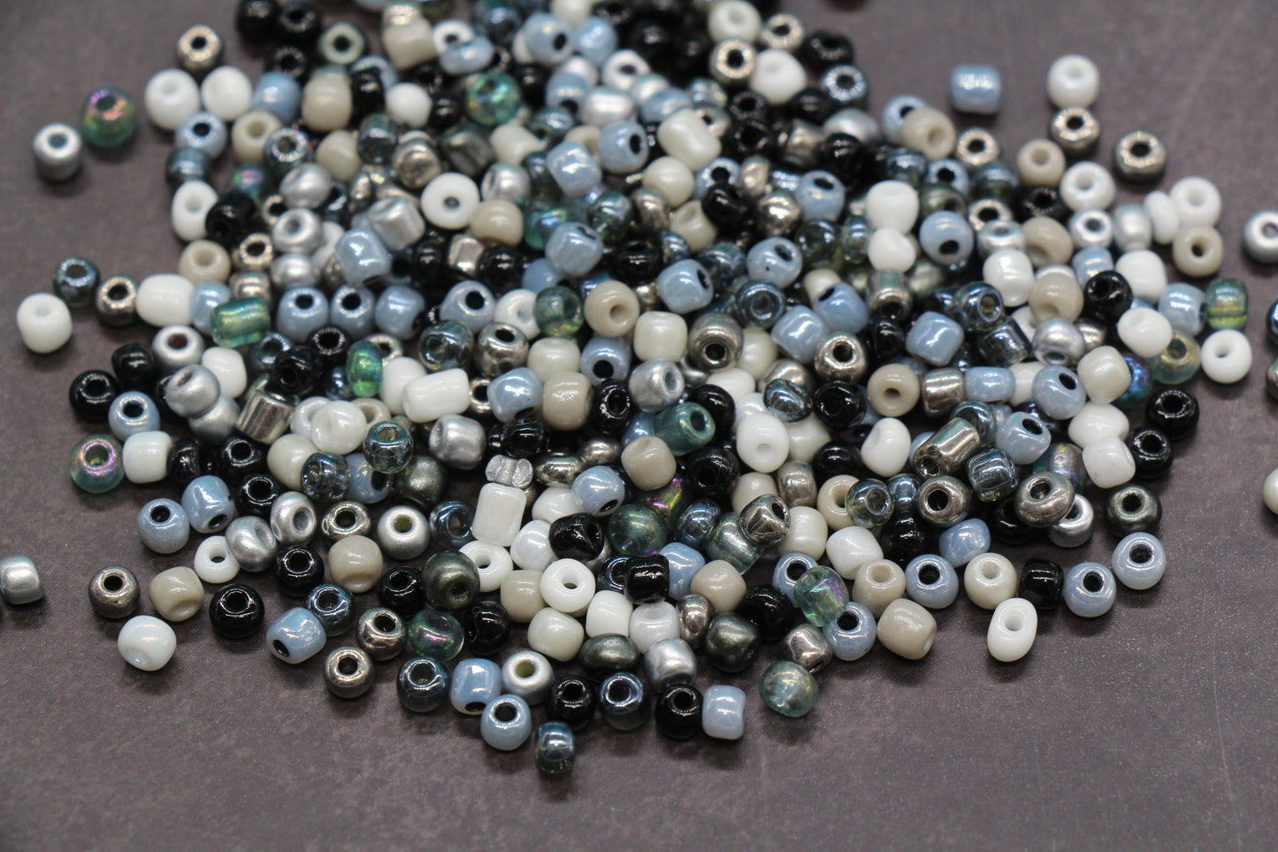 Mix Glass Seed Beads, Size 4mm 6/0 Glass Seed Beads, Mix Seed Beads, Rocailles Beads, Bracelet Beads #3673