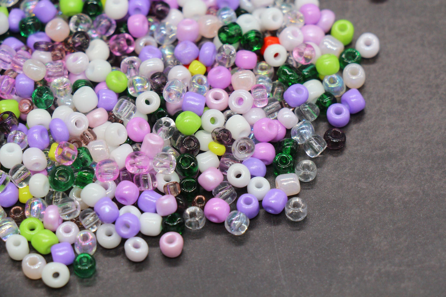Mix Purple Glass Seed Beads, Size 4mm 6/0 Glass Seed Beads, Mix Seed Beads, Rocailles Beads, Bracelet Beads #3680