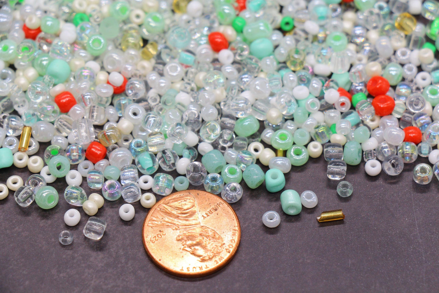 Mix Glass Seed Beads, Size 4mm 6/0 Glass Seed Beads, Mix Seed Beads, Rocailles Beads, Bracelet Beads #3684