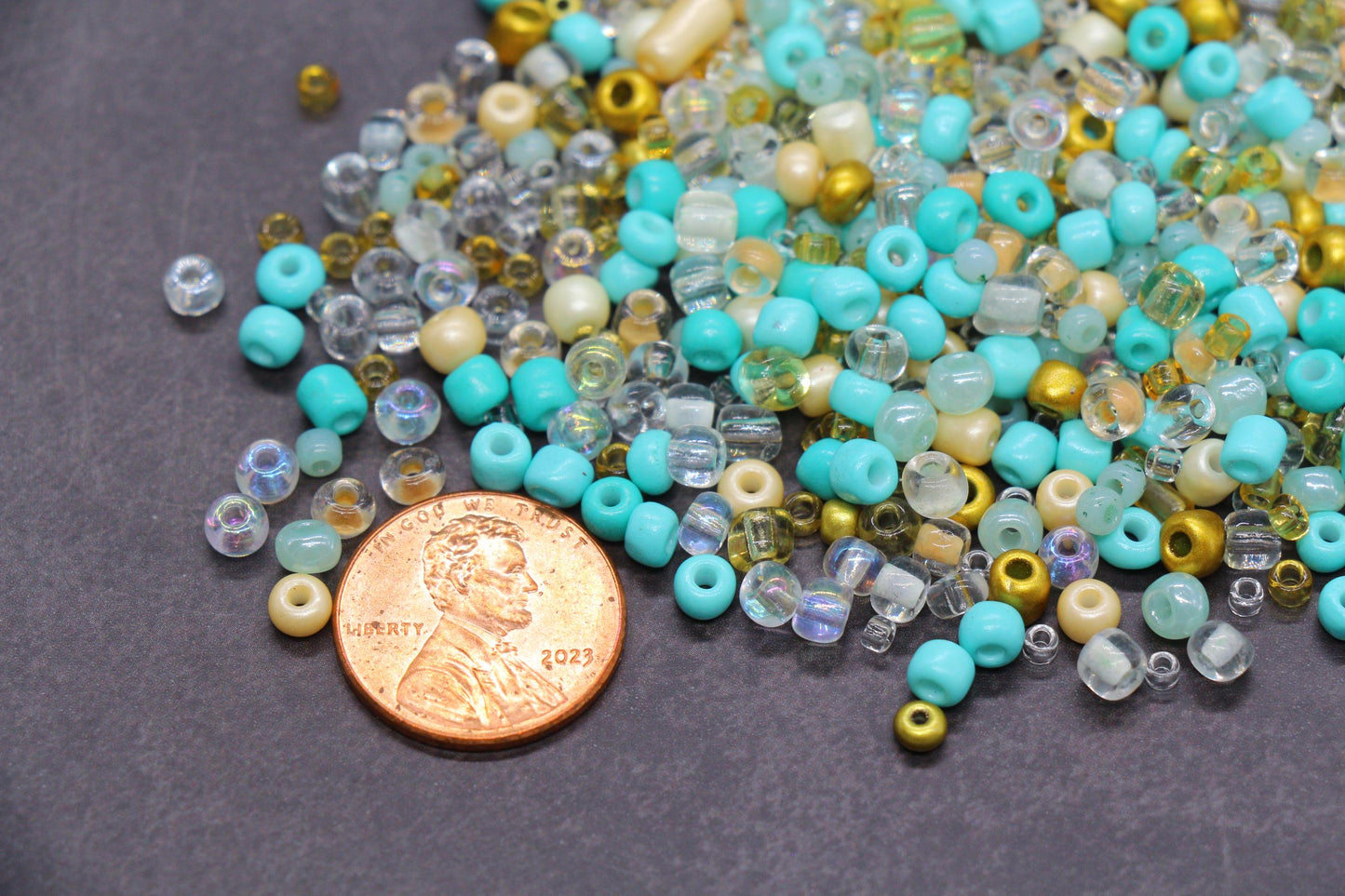 Mix Glass Seed Beads, Size 4mm 6/0 Glass Seed Beads, Mix Seed Beads, Rocailles Beads, Bracelet Beads #3685