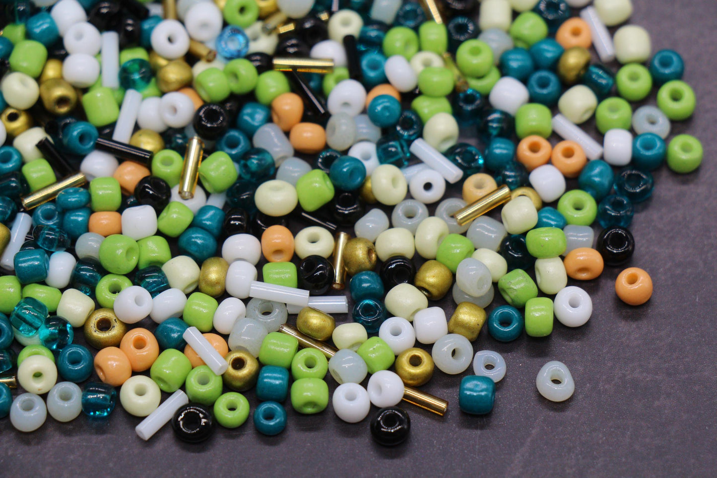 Mix Glass Seed Beads, Size 4mm 6/0 Glass Seed Beads, Mix Seed Beads, Rocailles Beads, Bracelet Beads #3693