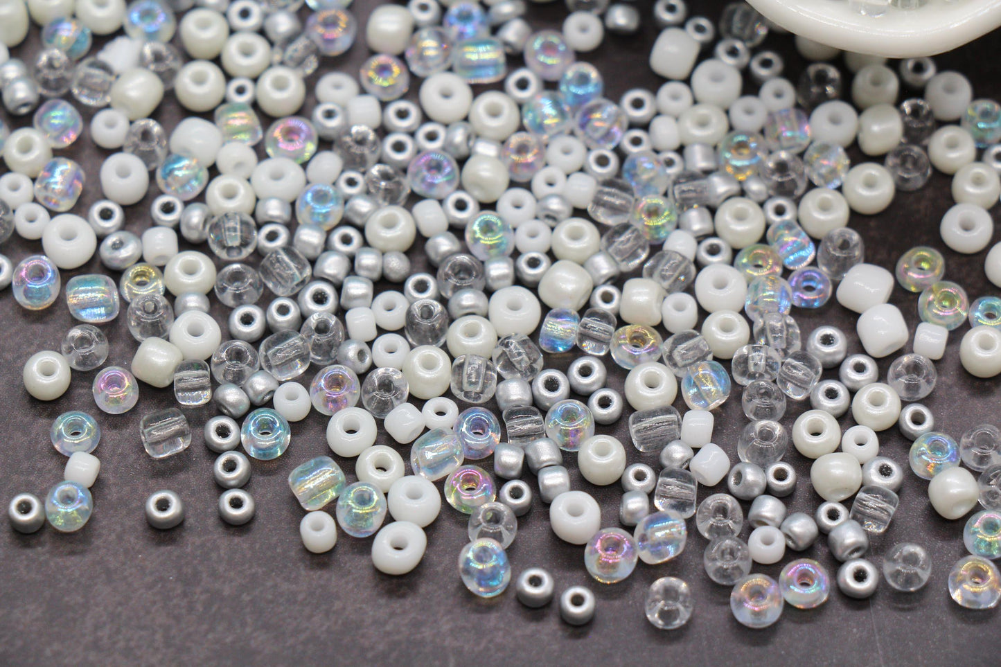 Mix Glass Seed Beads, Size 4mm 6/0 Glass Seed Beads, Multicolor Seed Beads, Rocailles Beads, Bracelet Beads #3657