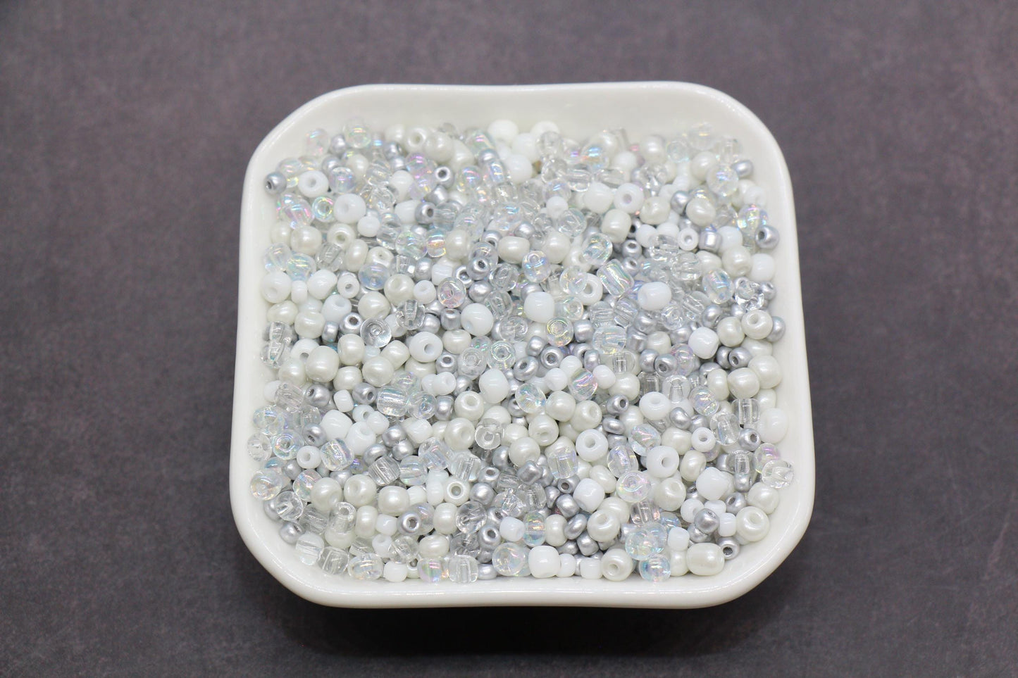 Mix Glass Seed Beads, Size 4mm 6/0 Glass Seed Beads, Multicolor Seed Beads, Rocailles Beads, Bracelet Beads #3657