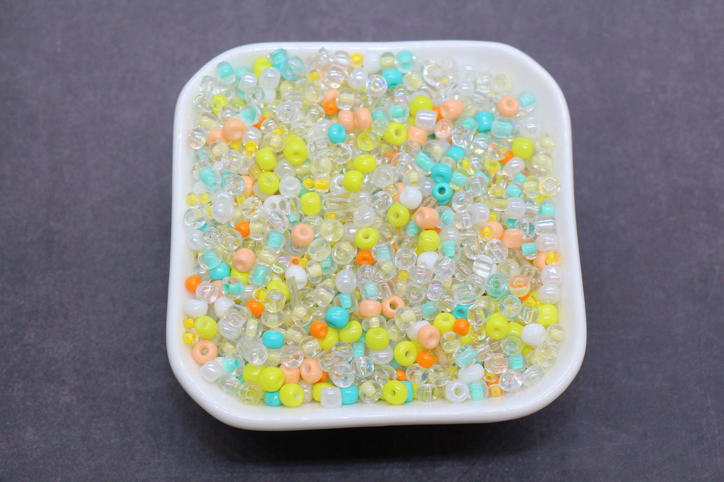 Mix Glass Seed Beads, Size 4mm 6/0 Glass Seed Beads, Multicolor Seed Beads, Rocailles Beads, Bracelet Beads #3658
