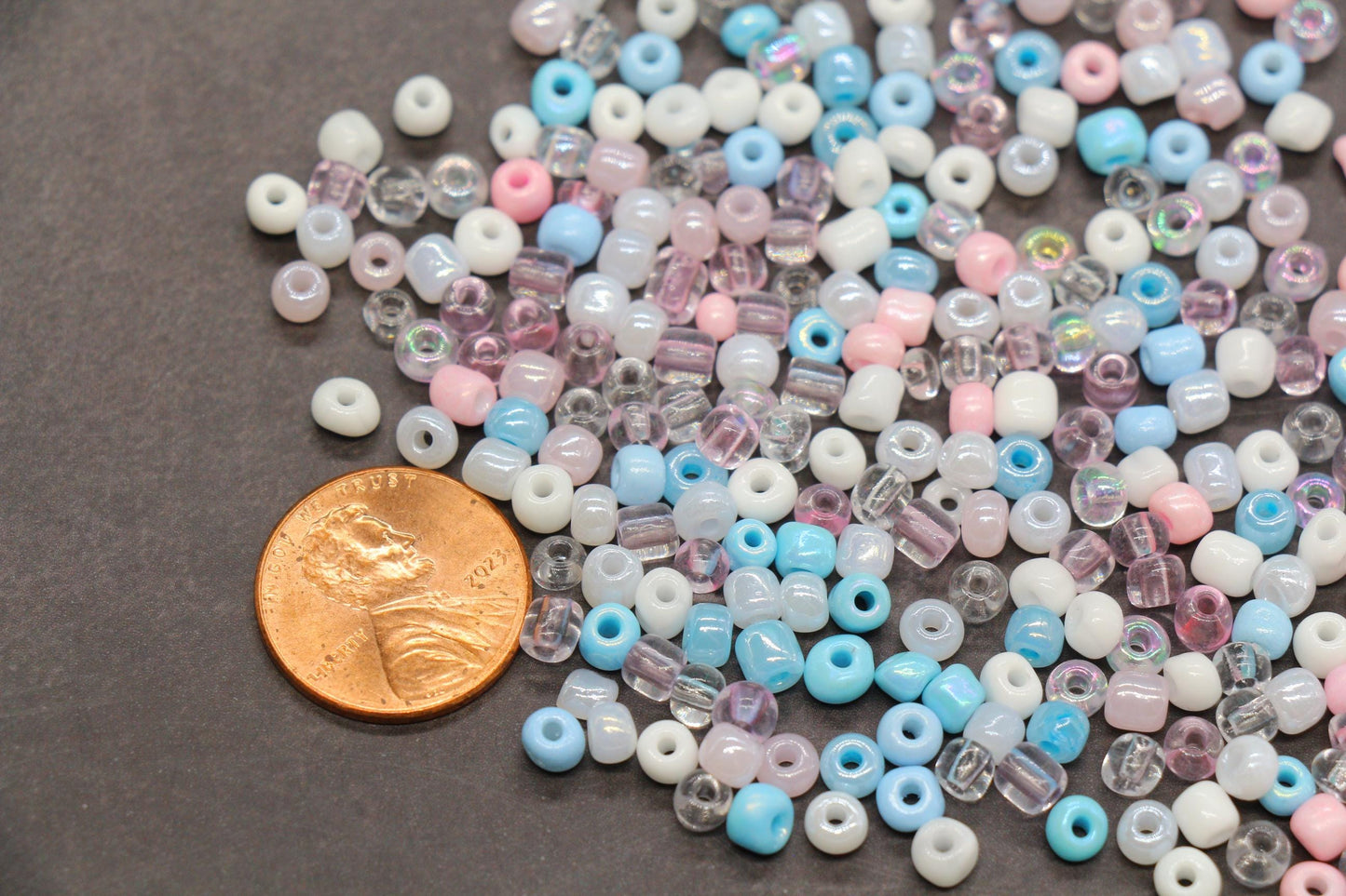 Mix Glass Seed Beads, Size 4mm 6/0 Glass Seed Beads, Multicolor Seed Beads, Rocailles Beads, Bracelet Beads #3659