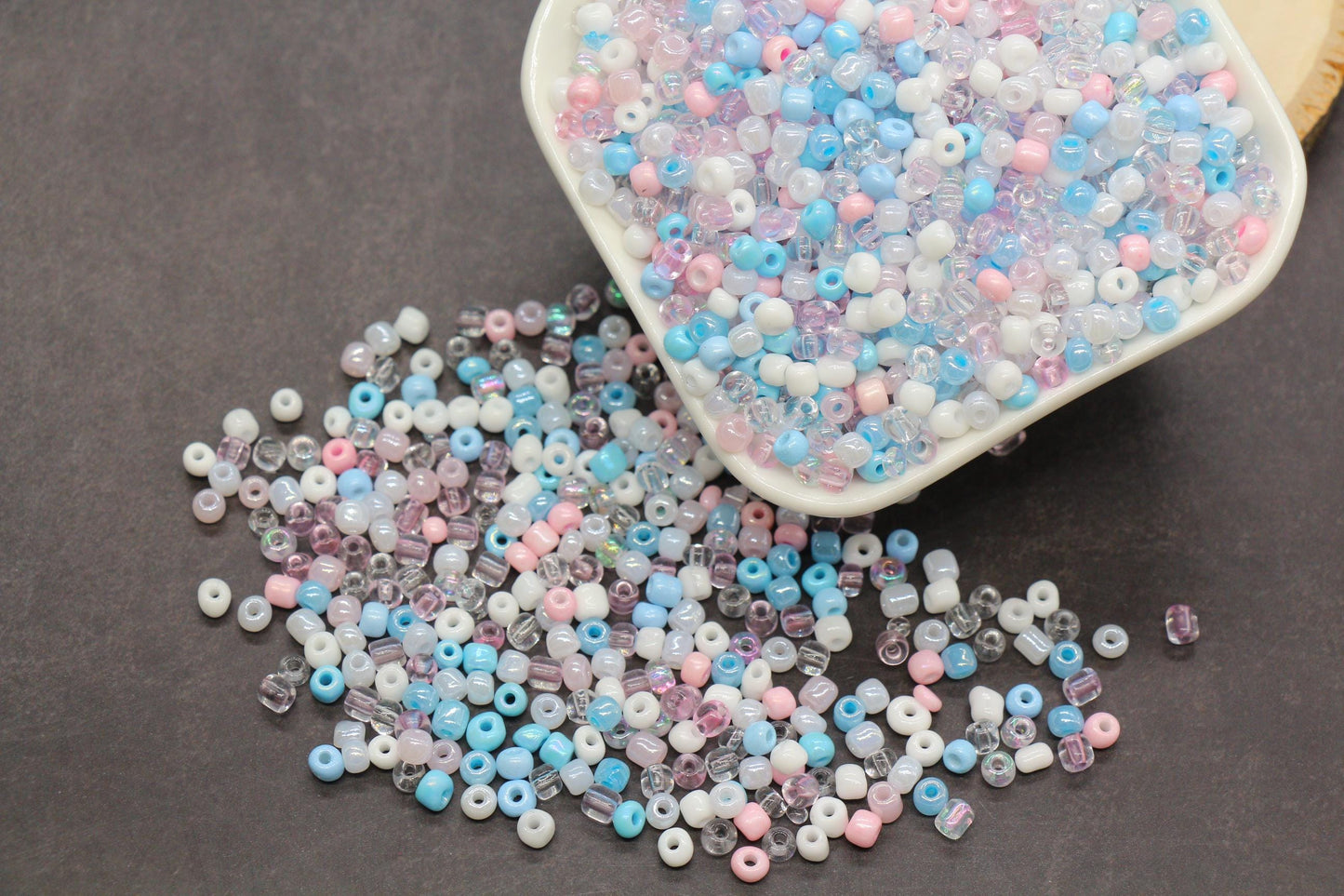 Mix Glass Seed Beads, Size 4mm 6/0 Glass Seed Beads, Multicolor Seed Beads, Rocailles Beads, Bracelet Beads #3659