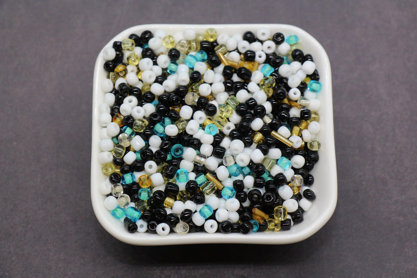 Mix Glass Seed Beads, Size 4mm 6/0 Glass Seed Beads, Mix Seed Beads, Rocailles Beads, Bracelet Beads #3667