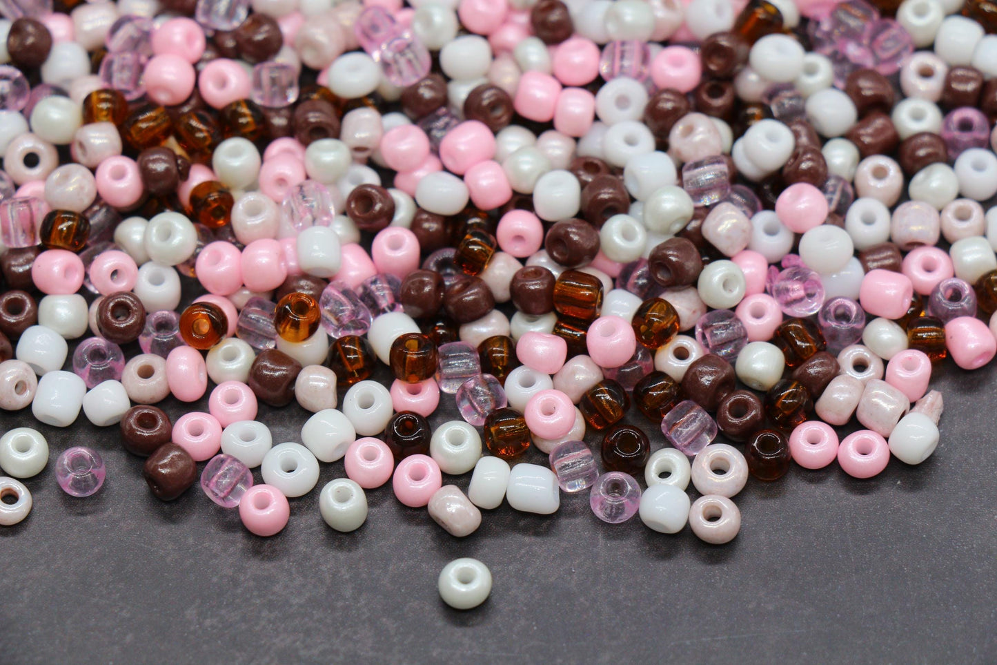Mix Glass Seed Beads, Size 4mm 6/0 Glass Seed Beads, Mix Seed Beads, Rocailles Beads, Bracelet Beads #3668