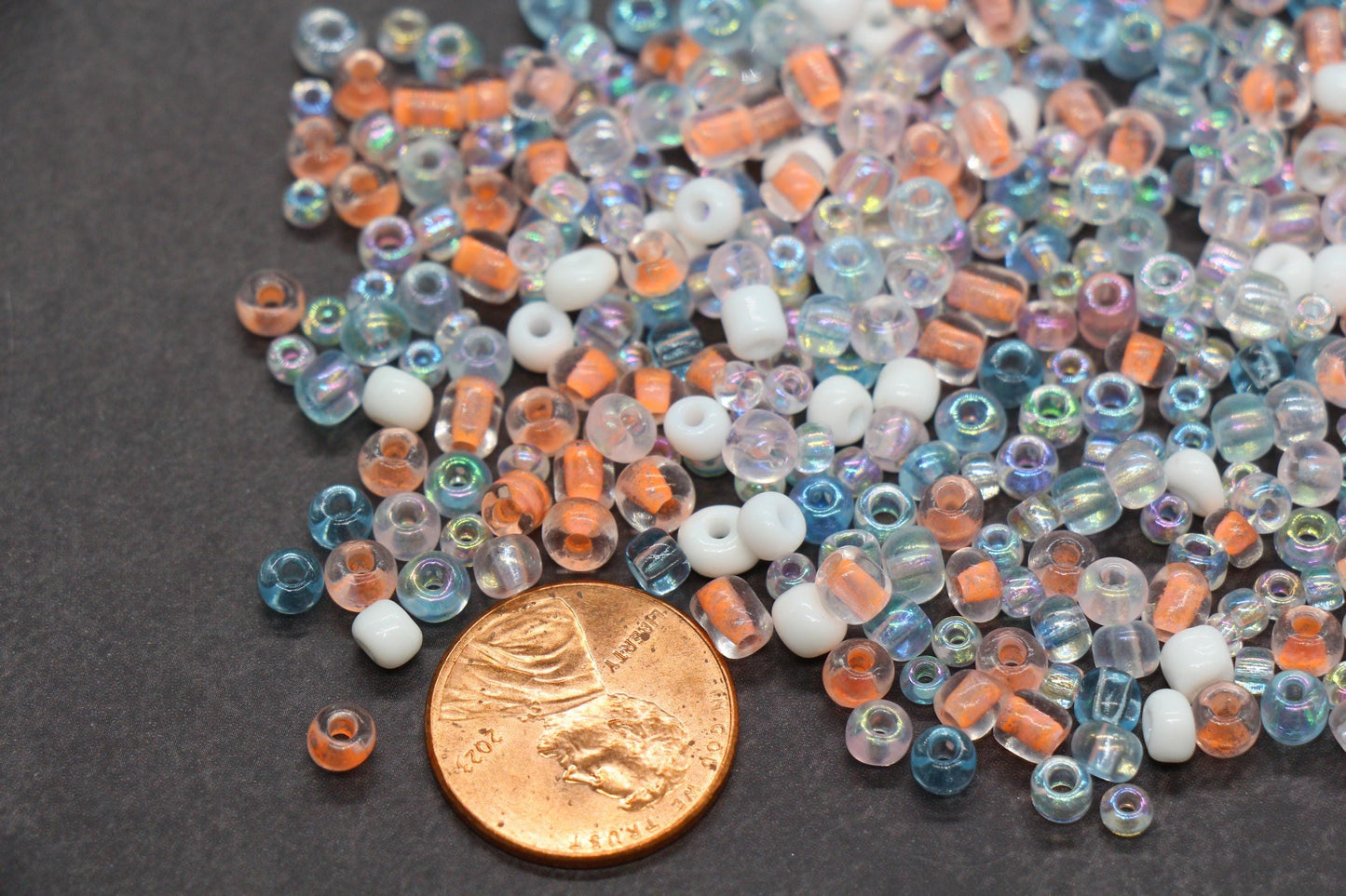 Mix Glass Seed Beads, Size 4mm 6/0 Glass Seed Beads, Mix Seed Beads, Rocailles Beads, Bracelet Beads #3672