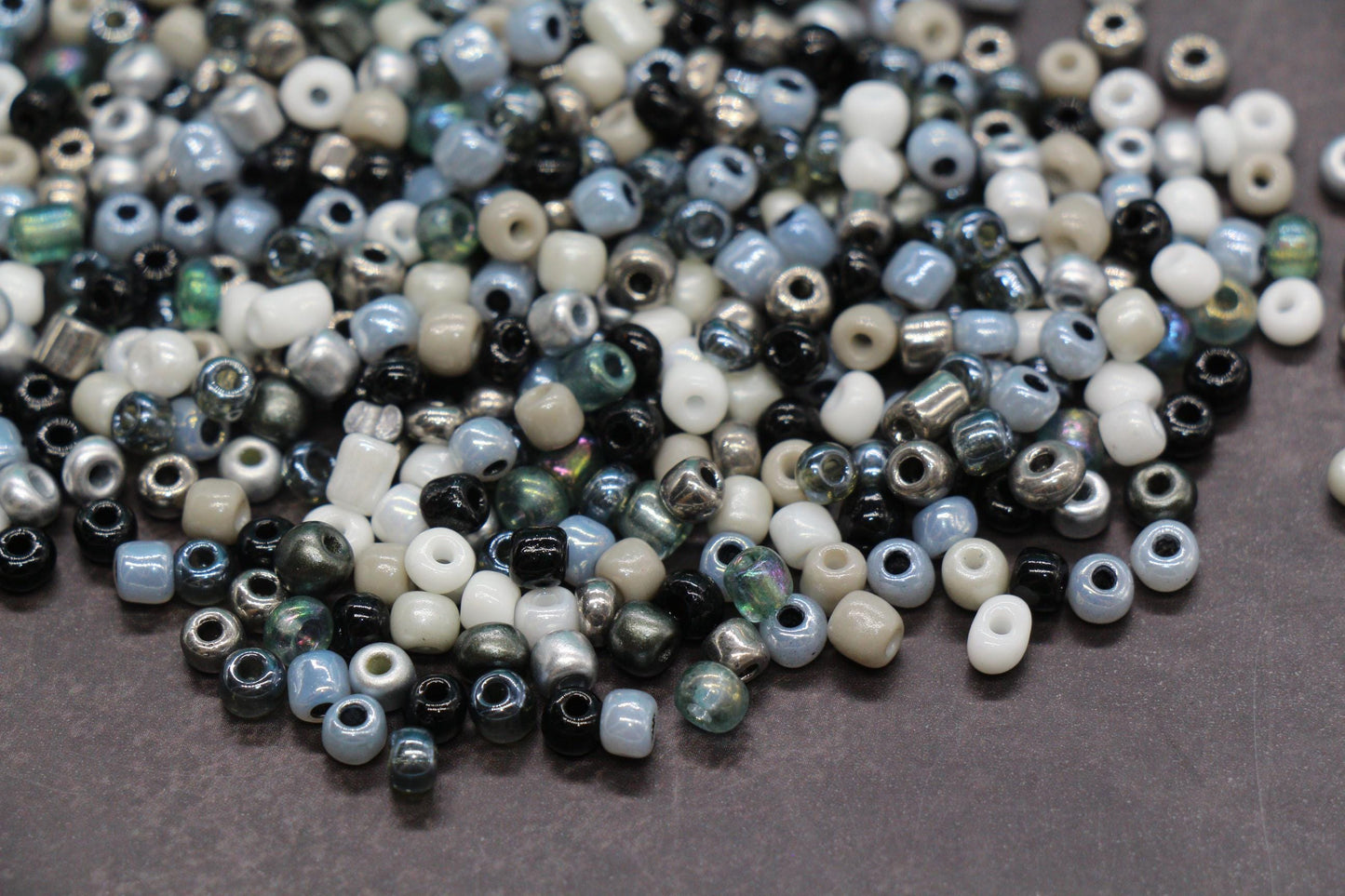 Mix Glass Seed Beads, Size 4mm 6/0 Glass Seed Beads, Mix Seed Beads, Rocailles Beads, Bracelet Beads #3673