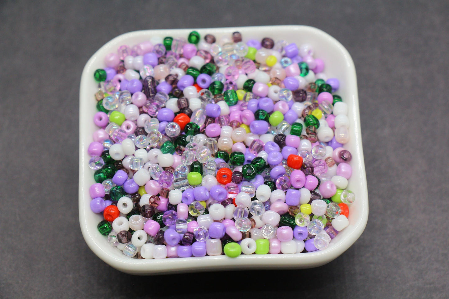 Mix Purple Glass Seed Beads, Size 4mm 6/0 Glass Seed Beads, Mix Seed Beads, Rocailles Beads, Bracelet Beads #3680