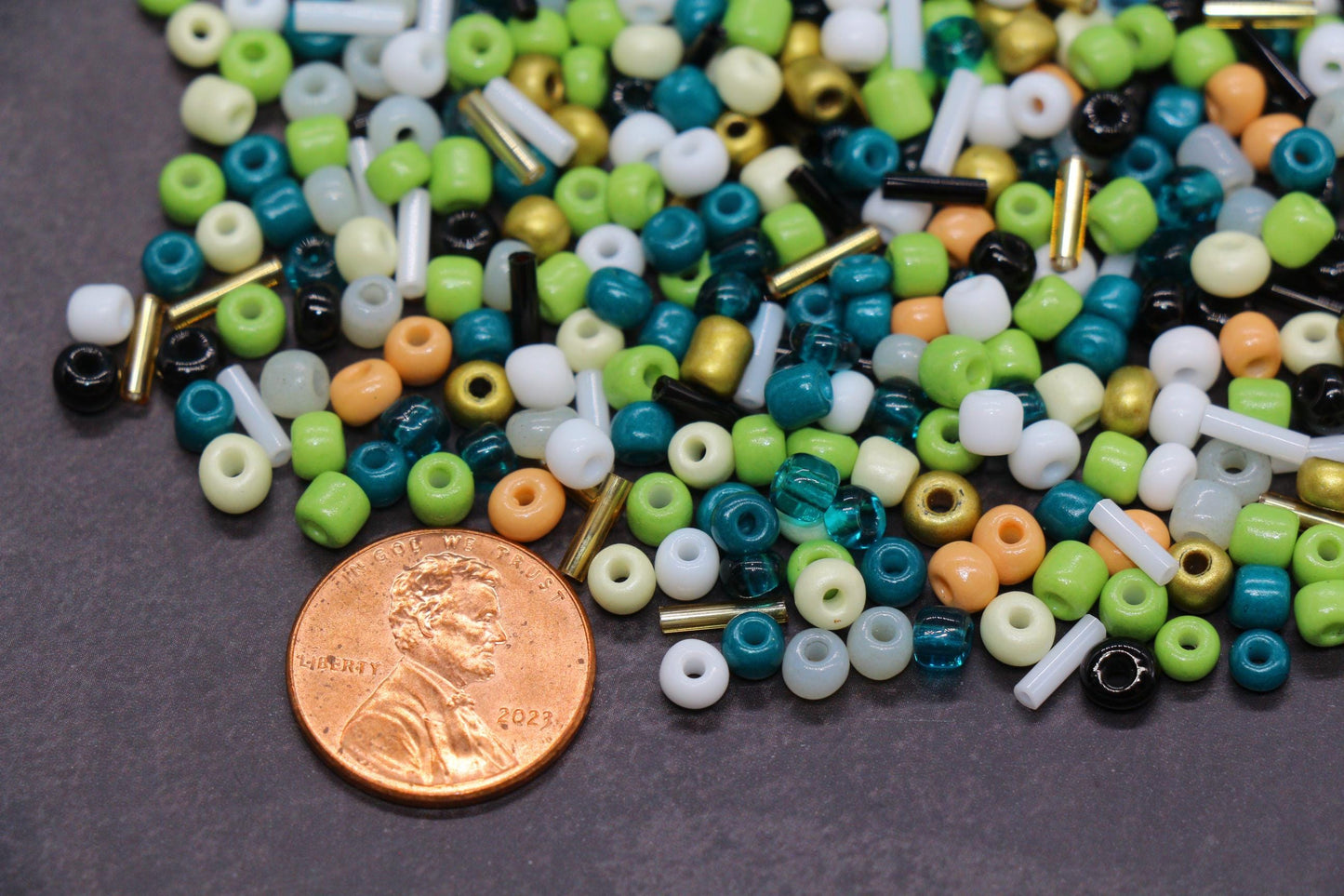 Mix Glass Seed Beads, Size 4mm 6/0 Glass Seed Beads, Mix Seed Beads, Rocailles Beads, Bracelet Beads #3693