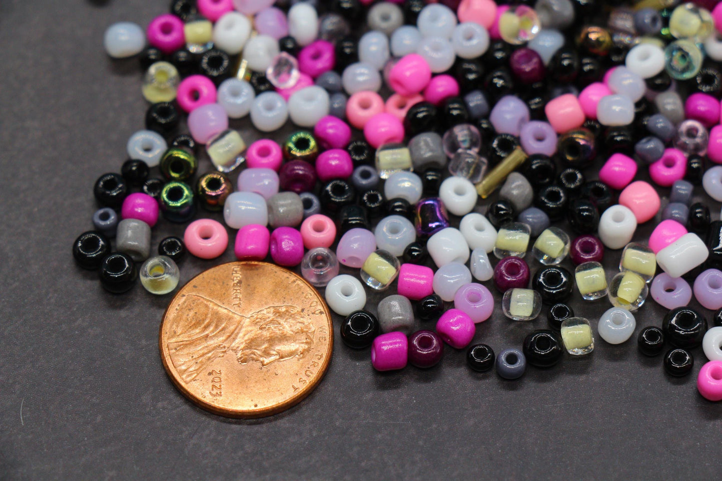 Mix Glass Seed Beads, Size 4mm 6/0 Glass Seed Beads, Mix Seed Beads, Rocailles Beads, Bracelet Beads #3694