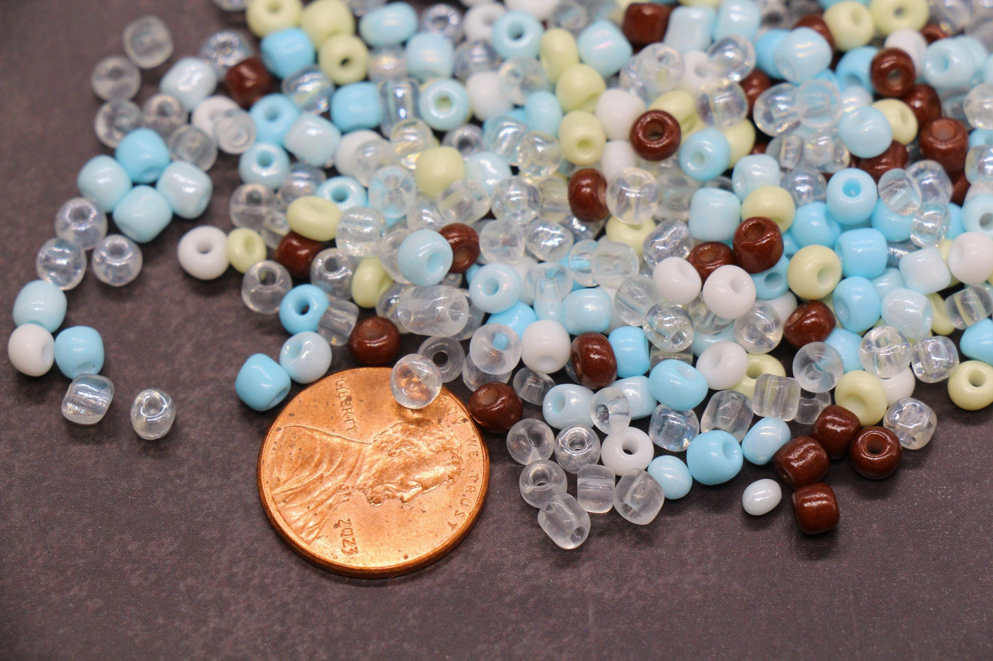 Mix Glass Seed Beads, Size 4mm 6/0 Glass Seed Beads, Mix Seed Beads, Rocailles Beads, Bracelet Beads #3696