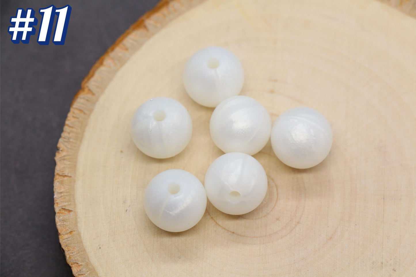 12mm Metallic Silicone Beads, Round Bubblegum Beads for Bracelets, Beads for Pens, Non-Toxic Food Grade, Craft Supplies, Gift for Her