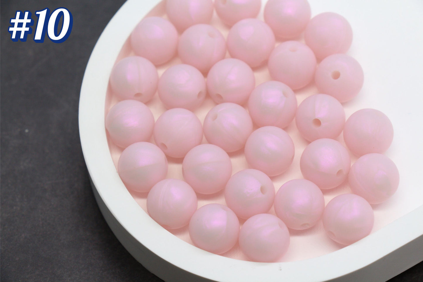 12mm Metallic Silicone Beads, Round Bubblegum Beads for Bracelets, Beads for Pens, Non-Toxic Food Grade, Craft Supplies, Gift for Her