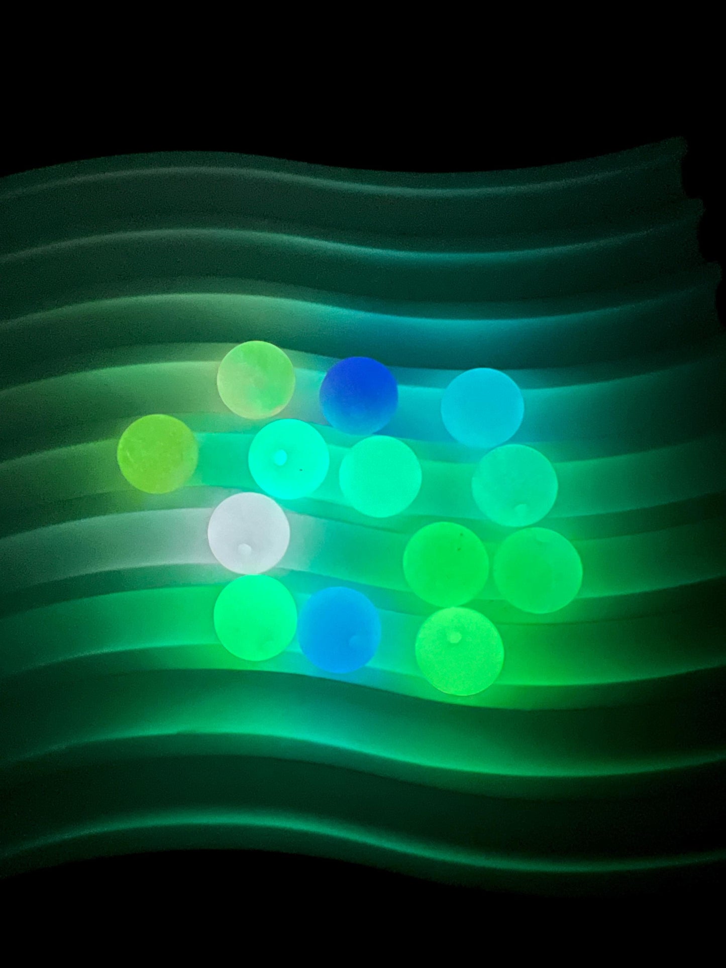 12mm Glow in the dark Silicone Beads, Round Beads for Jewelry Making, Beads for Pens, Beads for Bracelets