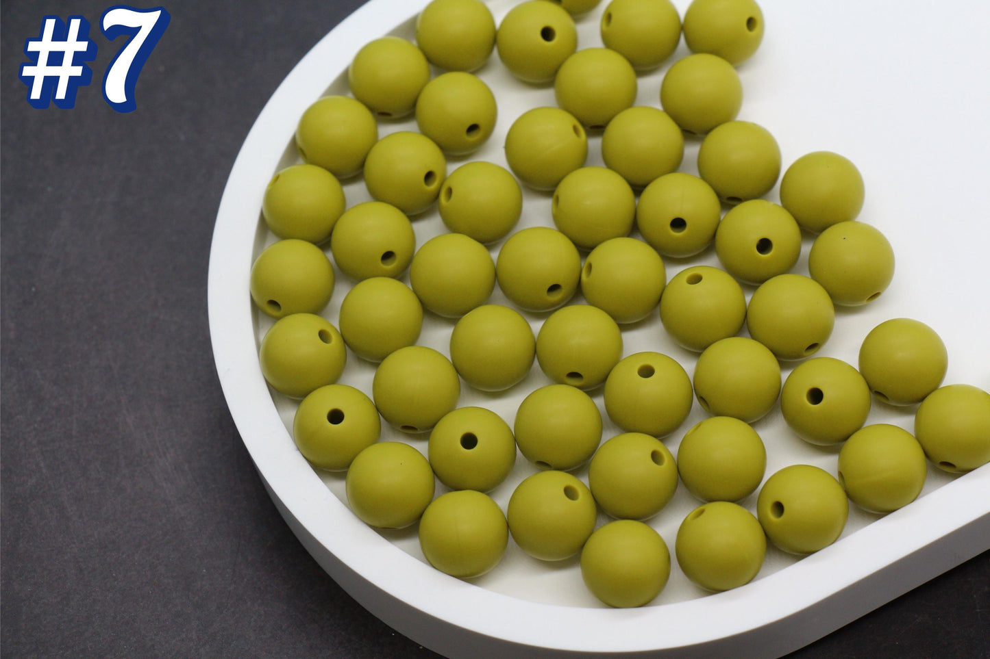 12mm Yellow Silicone Beads, Round Bubblegum Beads for Bracelets, Beads for Pens, Non-Toxic Food Grade, Craft Supplies, Gift for Her