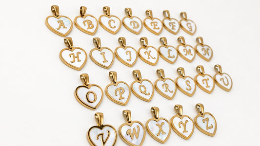 Heart Initial Pendant