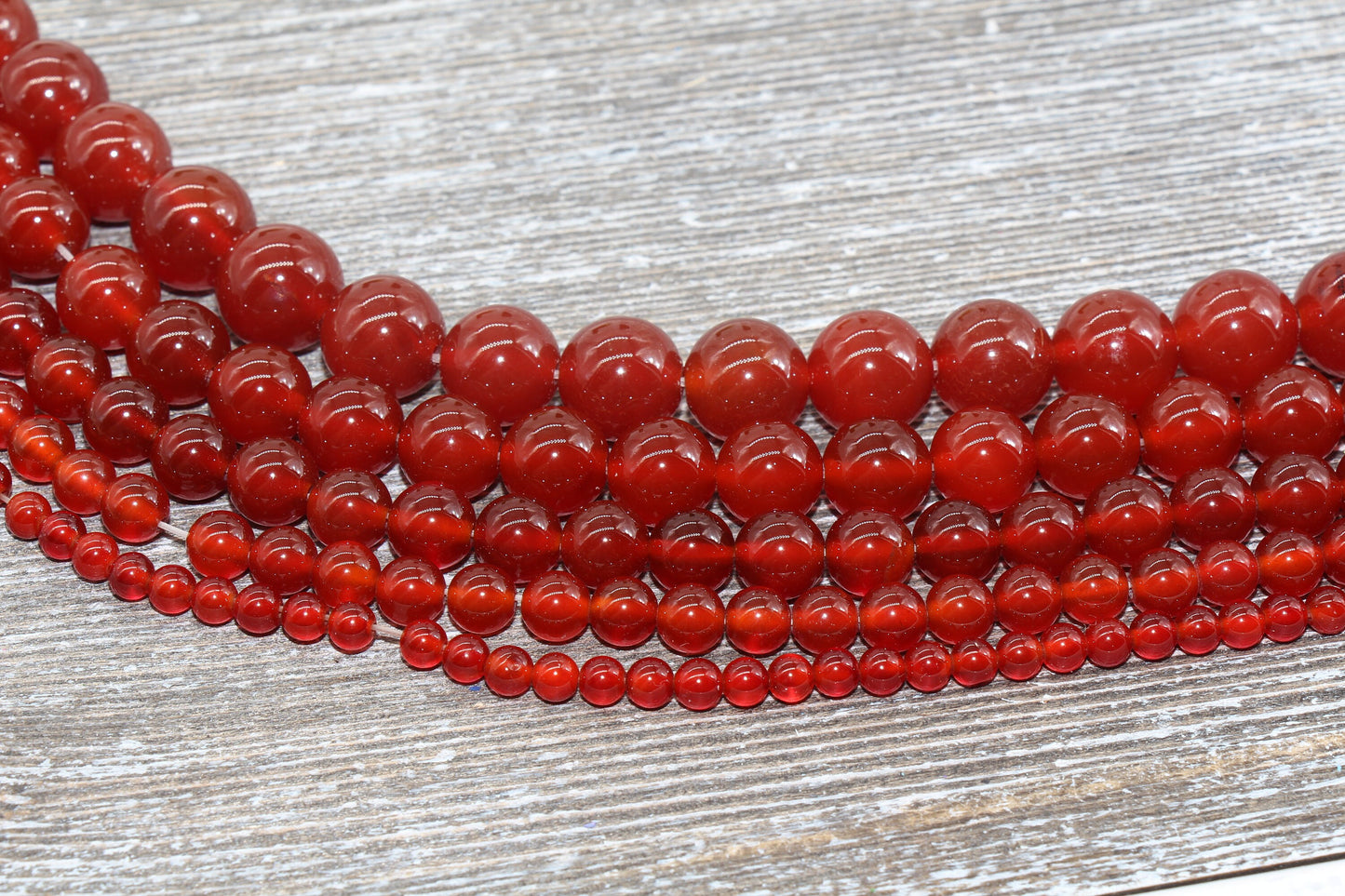 Dark Red Carnelian Agate Beads, Red Agate Beads, Natural Gemstone Round Loose Beads, Full Strand 15.5 inch, Size 4mm 6mm 8mm 10mm 12mm #7