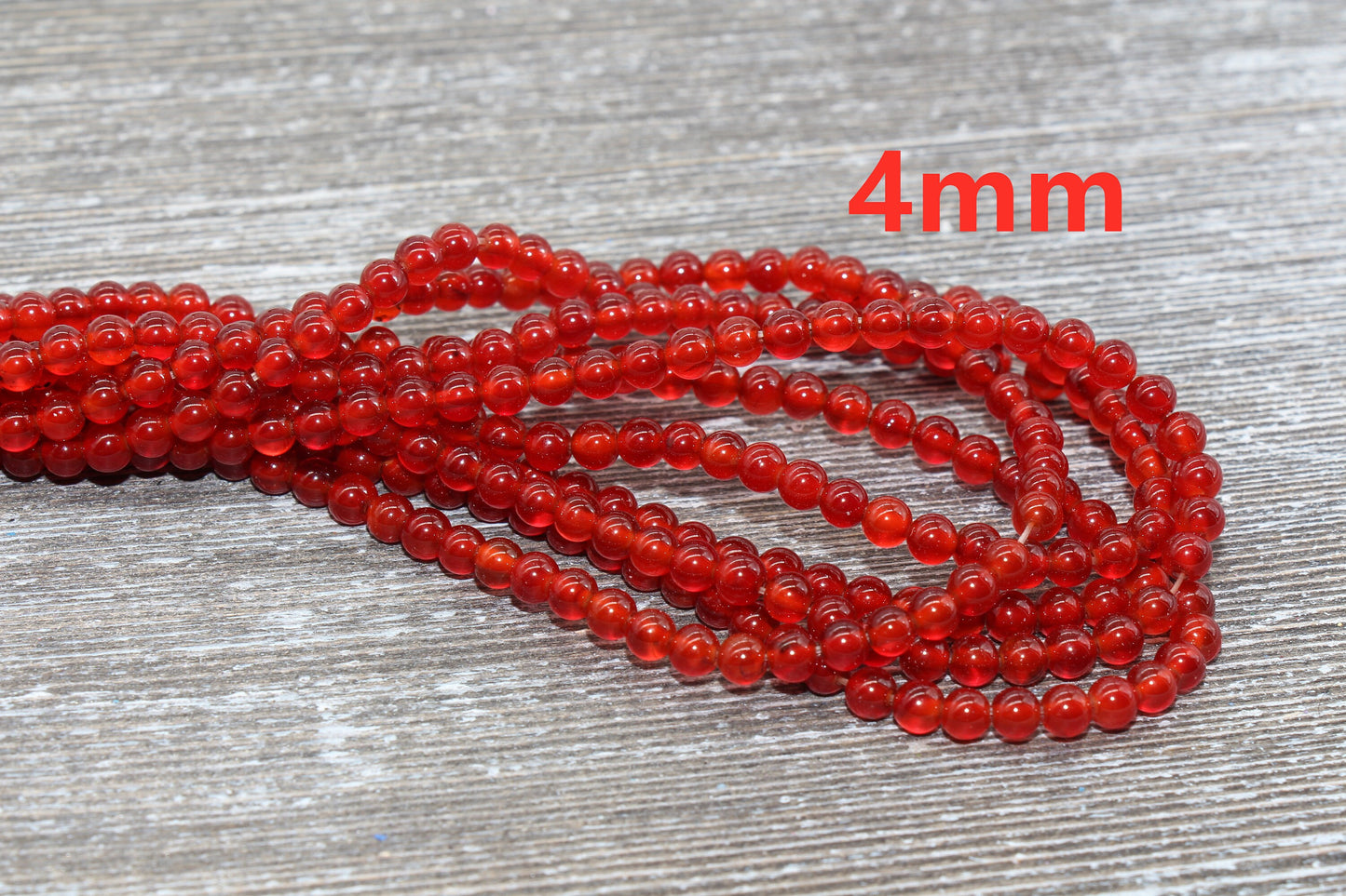 Dark Red Carnelian Agate Beads, Red Agate Beads, Natural Gemstone Round Loose Beads, Full Strand 15.5 inch, Size 4mm 6mm 8mm 10mm 12mm #7
