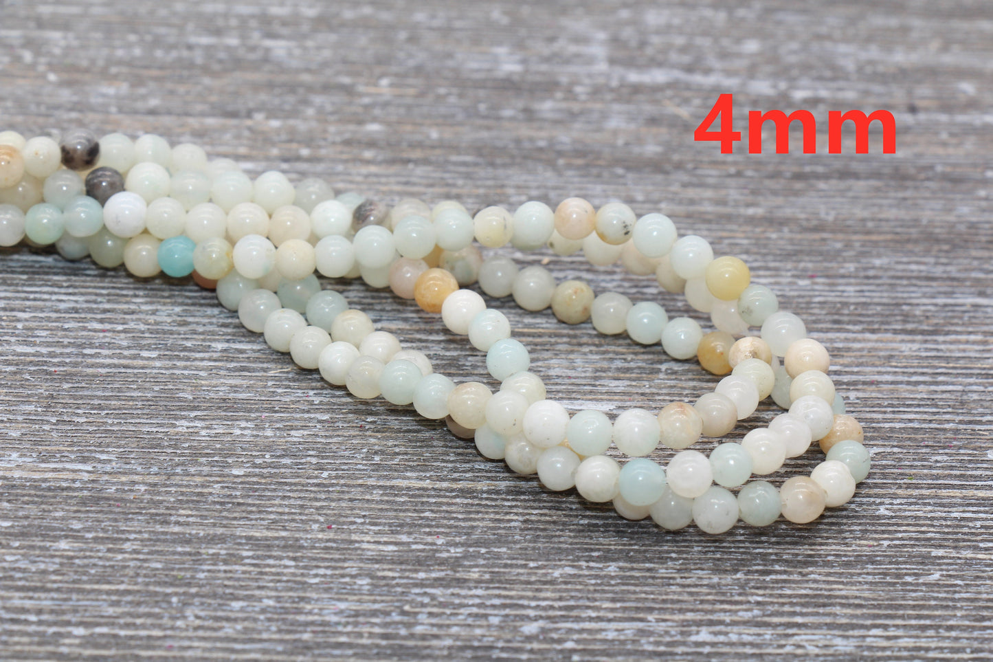 Amazonite Beads, Smooth Gemstones Round Loose Beads, Sizes 4mm 6mm 8mm 10mm,12mm, Full Strand 15.5 inch, #9