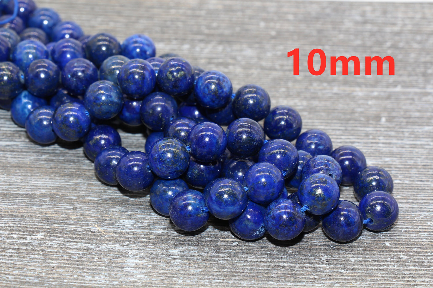 Lapis Lazuli Beads, Dyed Lapis Lazuli Gemstone Round Beads, Sizes 4mm 6mm 8mm 10mm,12mm, Full Strand 15.5 inch, #107