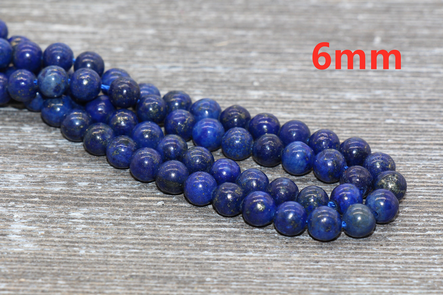 Lapis Lazuli Beads, Dyed Lapis Lazuli Gemstone Round Beads, Sizes 4mm 6mm 8mm 10mm,12mm, Full Strand 15.5 inch, #107