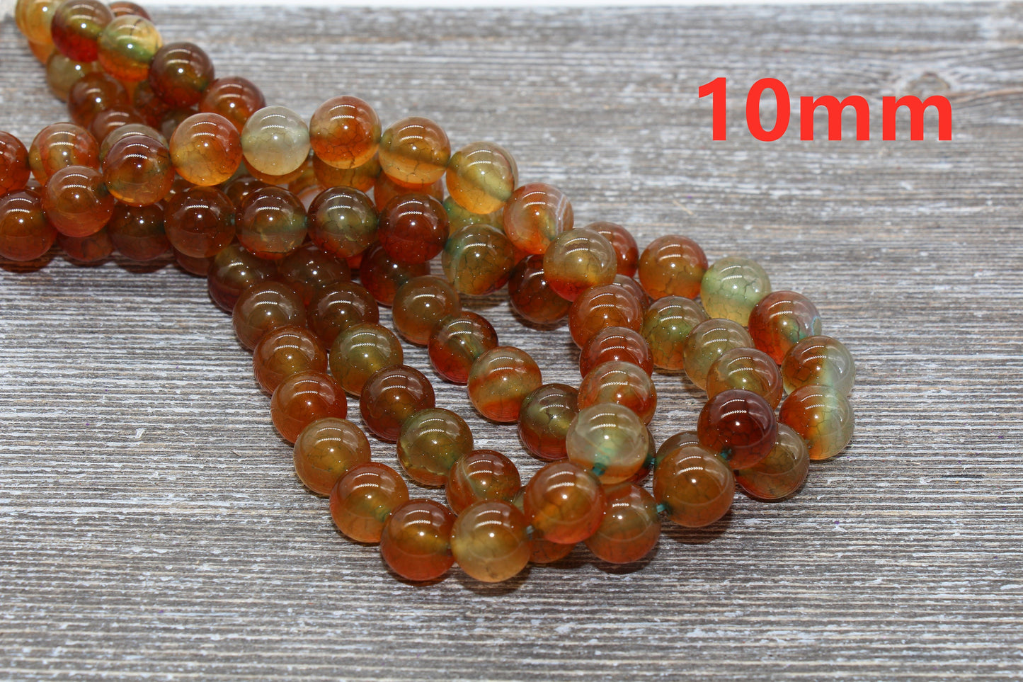 Peacock Agate Beads, Smooth Gemstone Round Loose Beads, Size 8mm 10mm 12mm, Full Strand #157