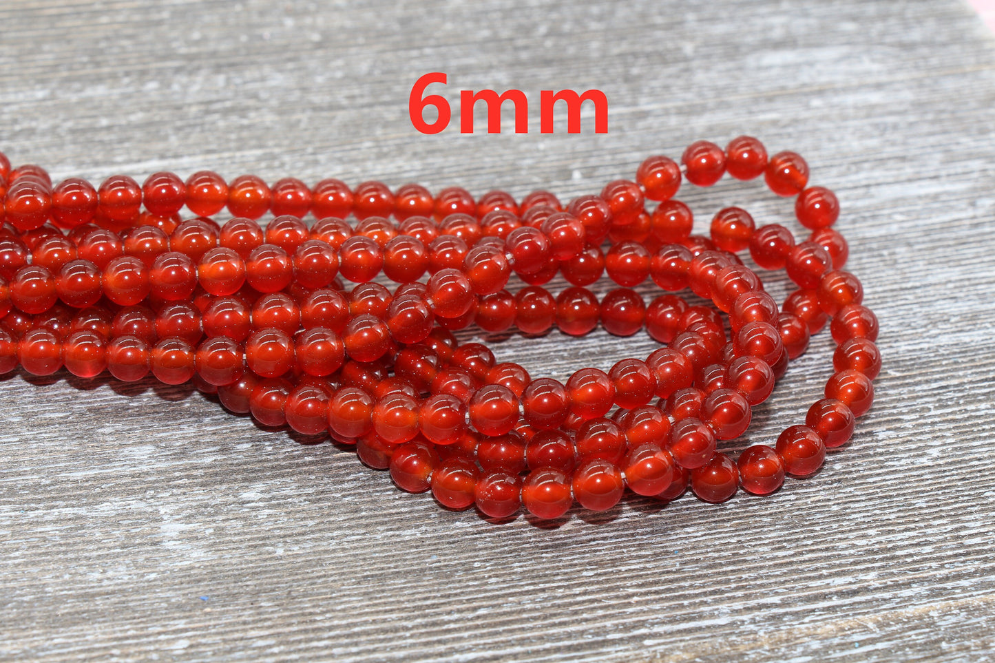 Dark Red Carnelian Agate Beads, Red Agate Beads, Natural Gemstone Round Loose Beads, Full Strand 15.5 inch, Size 4mm 6mm 8mm 10mm 12mm #7
