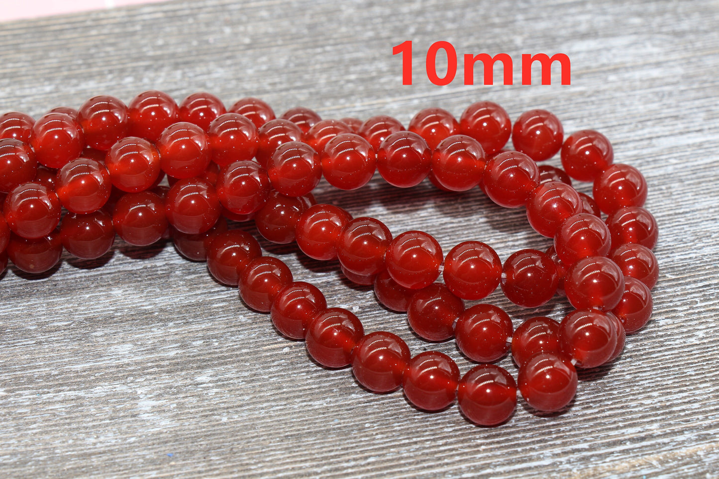 Dark Red Carnelian Agate Beads, Red Agate Beads, Natural Gemstone Round Loose Beads, Full Strand 15.5 inch, Size 4mm 6mm 8mm 10mm 12mm #7