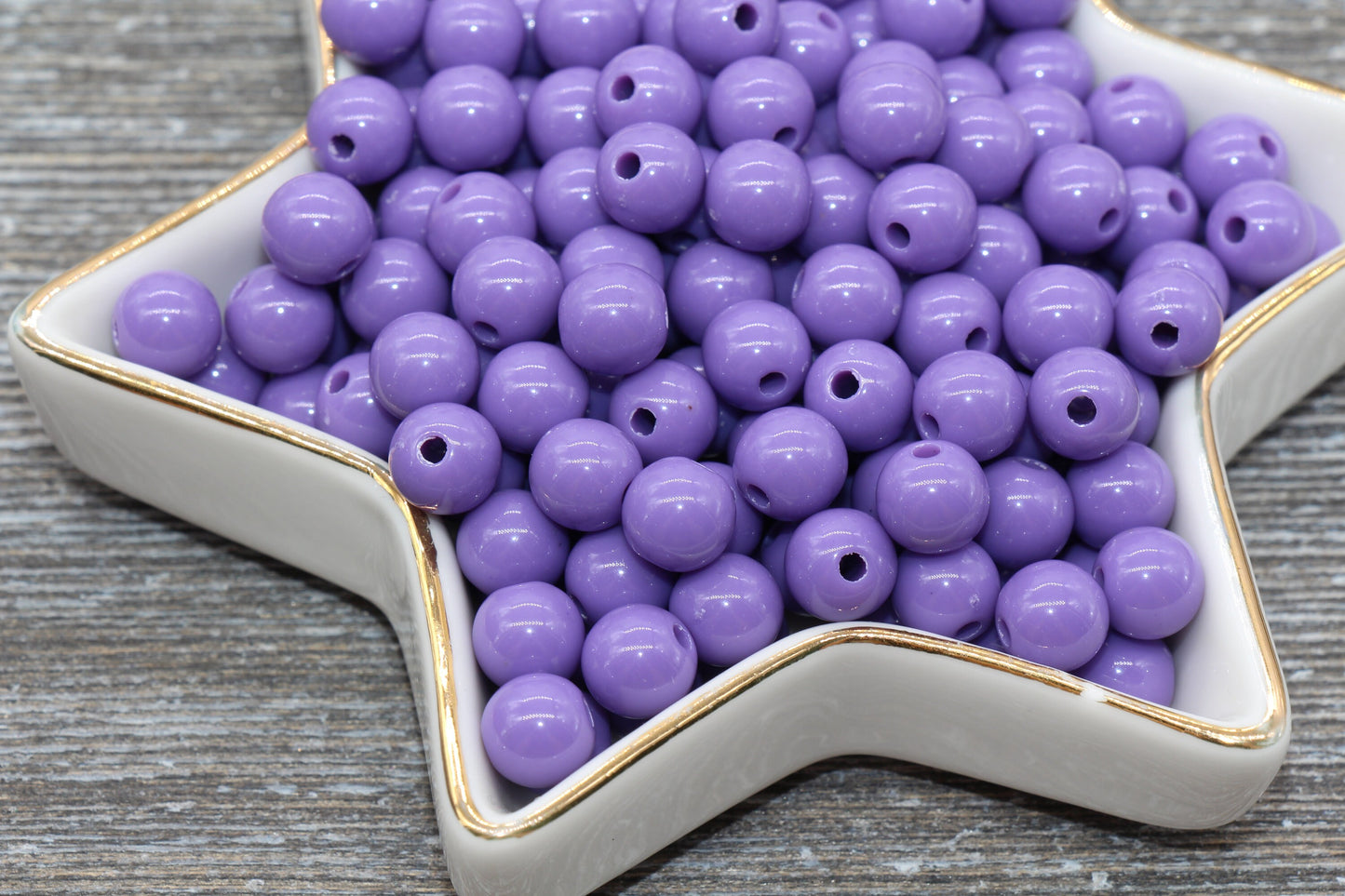 8mm Purple Gumball Beads, Round Acrylic Loose Beads, Bubblegum Beads, Chunky Beads, Bubble Gum Beads, Smooth Plastic Round Beads #308