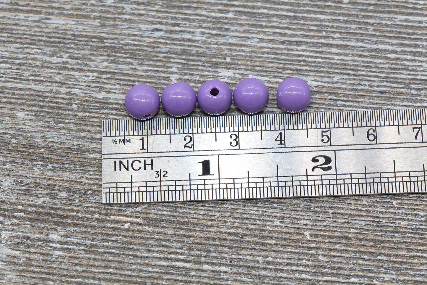 8mm Purple Gumball Beads, Round Acrylic Loose Beads, Bubblegum Beads, Chunky Beads, Bubble Gum Beads, Smooth Plastic Round Beads #308