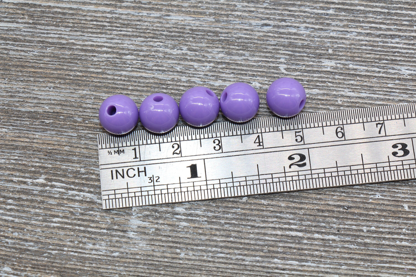 10mm Purple Gumball Beads, Round Acrylic Loose Beads, Bubblegum Beads, Chunky Beads, Gumball Beads, Smooth Plastic Round Beads #320